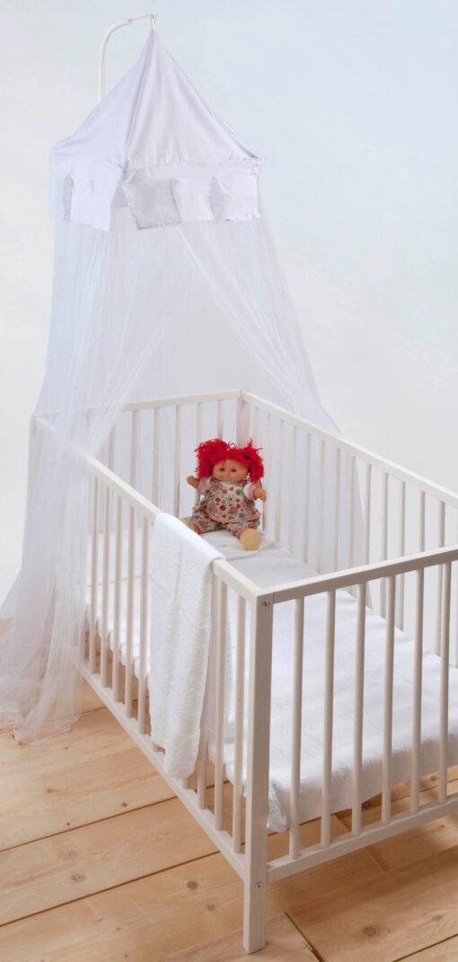 Deconet klamboe Baby Castle - Topframe 40x40cm/ 800cm Omtrek WIT - Baby - Image 3