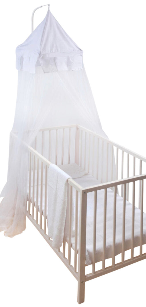 Deconet mosquito net Baby Castle - Topframe 40x40cm/ 800cm circumference WHITE - Baby