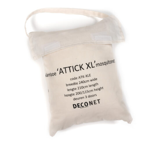 Deconet klamboe Attick XL- Ecru- L210cmx B240cm x H115cm én H200cm 2 pers - Image 6