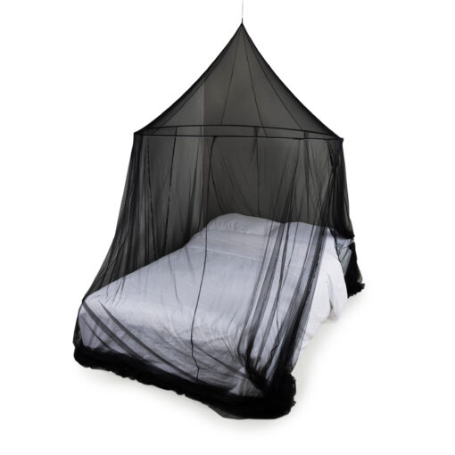 Deconet klamboe - Bangla Max XXL - Topring 150cm, Omtrek 14meter - Zwart - 2pers