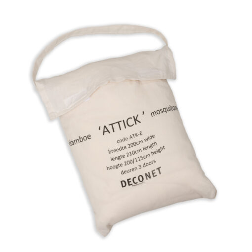 Deconet klamboe Attick- ECRU- L210cmx B200cm x H115cm én H200cm 2 pers - Image 6