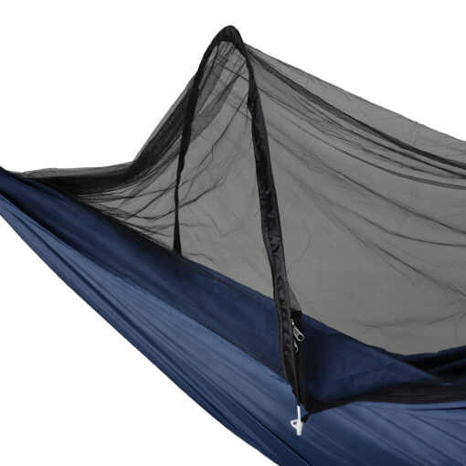 Travelnet Hangmat met Pop-out klamboetent L240 x B140 - Blauw- 1 persoons - Image 3