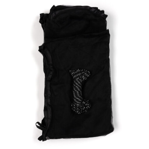Travelnet klamboe voor hangmat, L240x B140cm, zwart, 1 persoon - Image 5