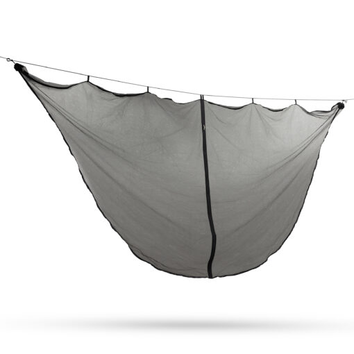 Travelnet mosquito net for hammock, L240x B140cm, black, 1 person