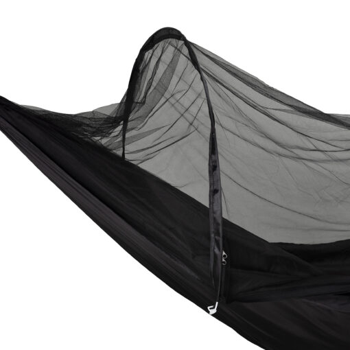 Travelnet Hangmat met Pop-out klamboetent L240 x B140 - zwart- 1 persoons - Image 3