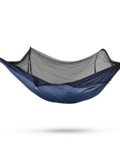 Travelnet Hammock with Pop-out Mosquito Net L240 x B140 - Blue- 1 person