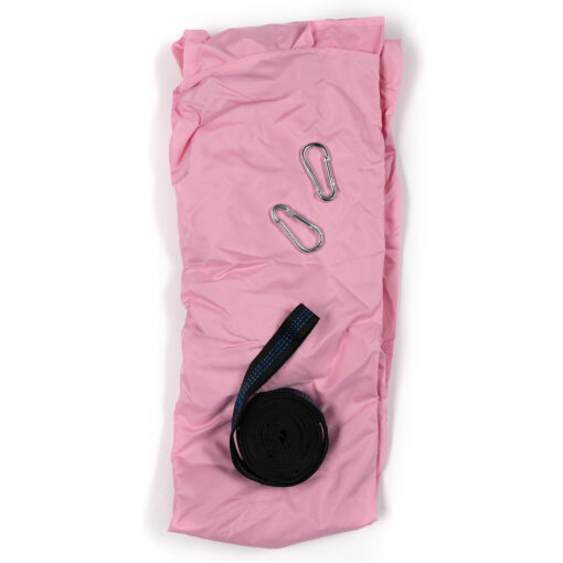 Travelnet Hangmat L240 x B140 - Roze- 1 persoons - Image 5