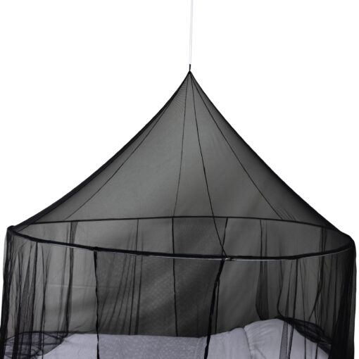 Deconet klamboe - Bangla Max XXL - Topring 150cm, Omtrek 14meter - Zwart - 2pers - Afbeelding 5