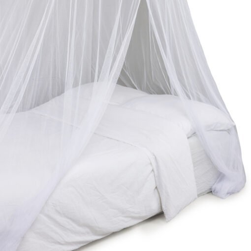Deconet klamboe XL Rondo, Topring 120cm, Omtrek 13 meter, H220cm, wit, 2 personen - Image 3