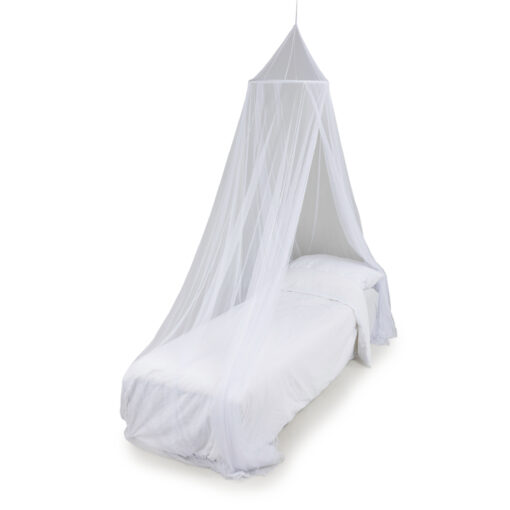 Deconet mosquito net MED Rondo, Top ring 45cm, Circumference 9 metres, H220cm, white, 1-2 persons