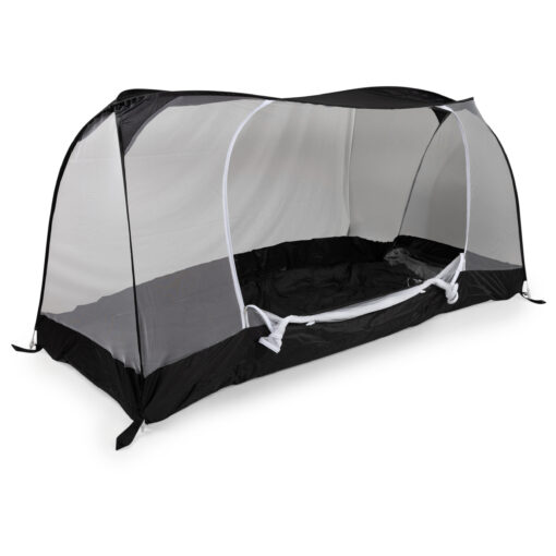 Travelnet Track Comfort PURE, L210x B80x H70cm, zwart, 1 persoon - Image 2