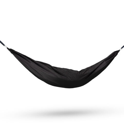 Travelnet Hangmat L240 x B140 - Zwart- 1 persoons - Image 3