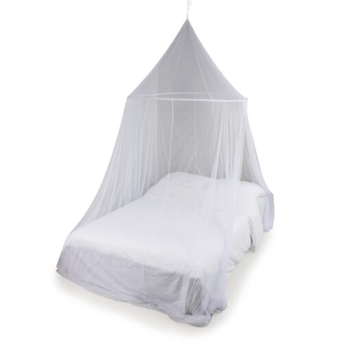 Deconet mosquito net XL Rondo, Top ring 120cm, Circumference 13 metres, H220cm, white, 2 persons