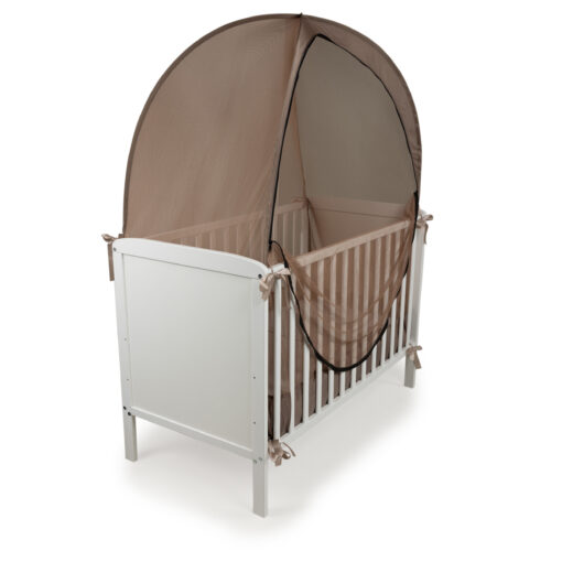 Deconet Pop out klamboetent voor ledikant, 130x70cm, bruin - Image 2