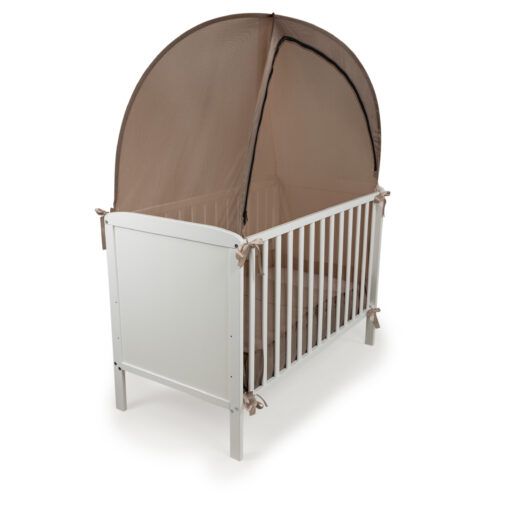 Deconet Pop out mosquito net tent for cot, 130x70cm, brown