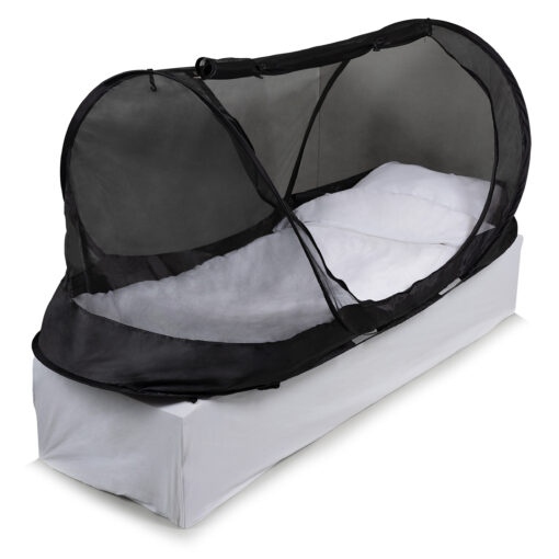 Travelnet Pop-up klamboetent geïmpregneerd, L210x B80x H85cm, zwart, 1 persoon - Billede 2