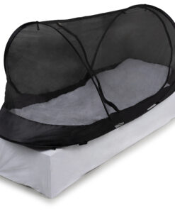 Travelnet Pop-up mosquito tent impregnated, L210x W80x H85cm, black, 1 person