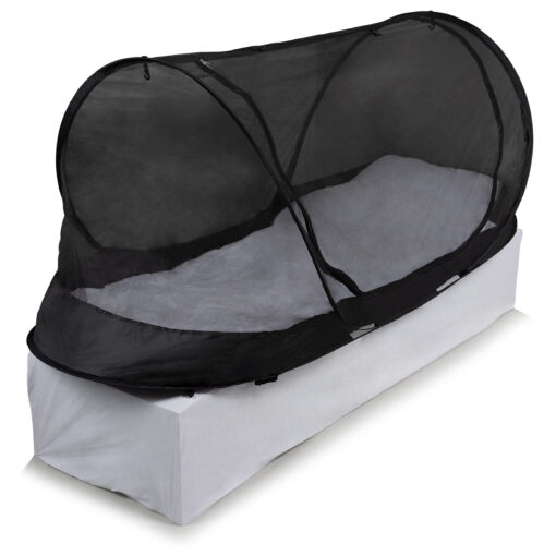 Travelnet Pop-up myggetelt imprægneret, L210x B80x H85cm, sort, 1 person