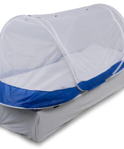 Travelnet Pop-up mosquito tent PURE, L210x W80x H85cm, 1 person, Blue/White