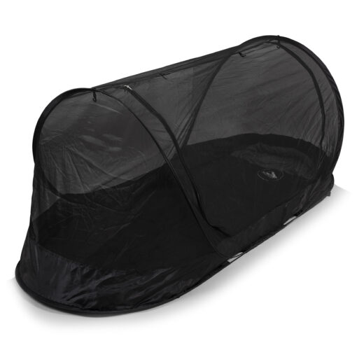 Travelnet Pop-up klamboetent geïmpregneerd, L210x B80x H85cm, zwart, 1 persoon - Billede 3