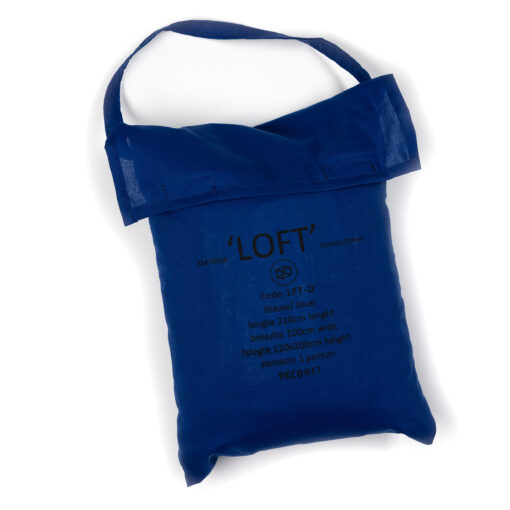 Deconet klamboe LOFT- Donker blauw- L210cm x H120cm én H200cm x B100cm 1 pers - Image 4