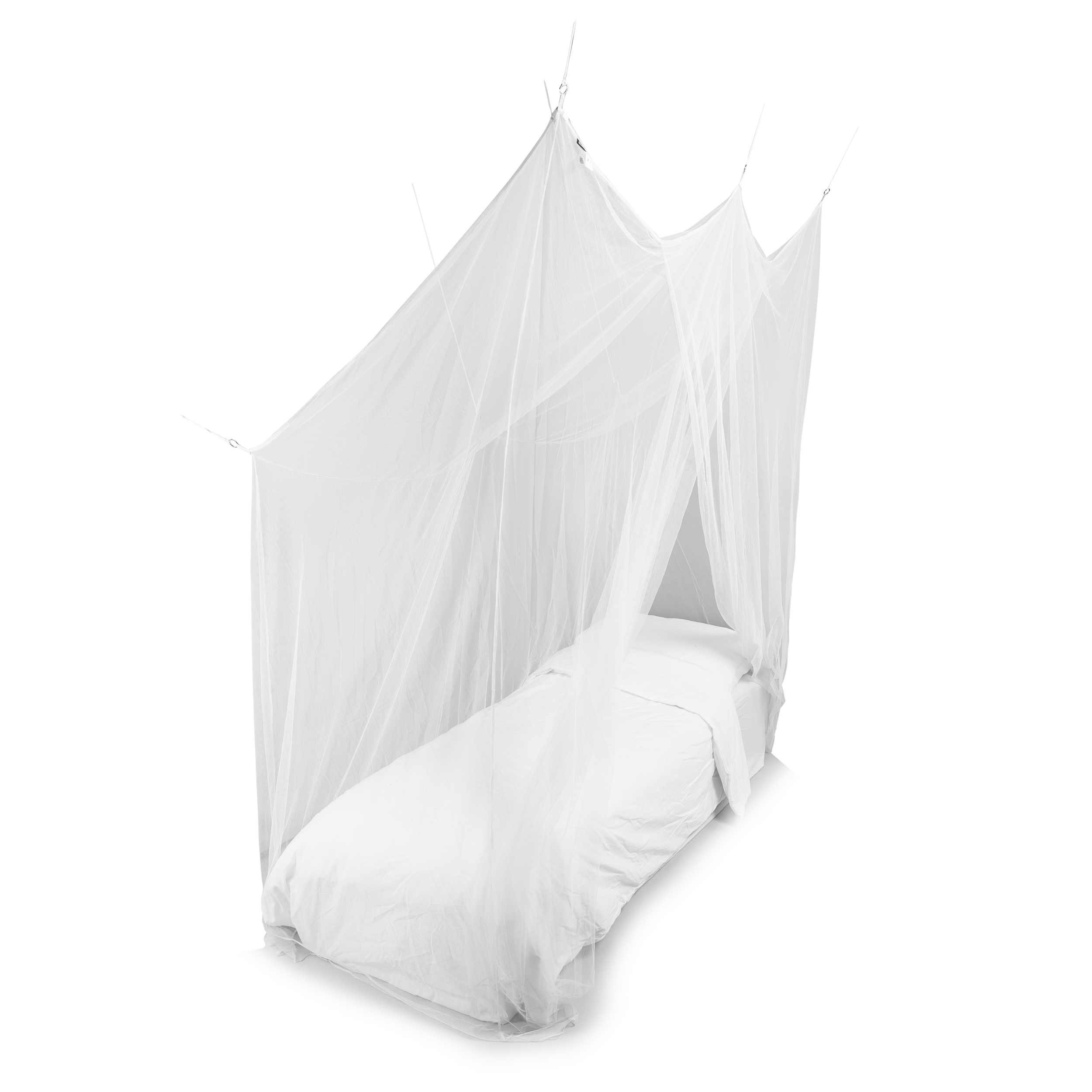 Deconet mosquito net LOFT- WHITE- L210cm x H120cm and H200cm x W100cm 1 pers