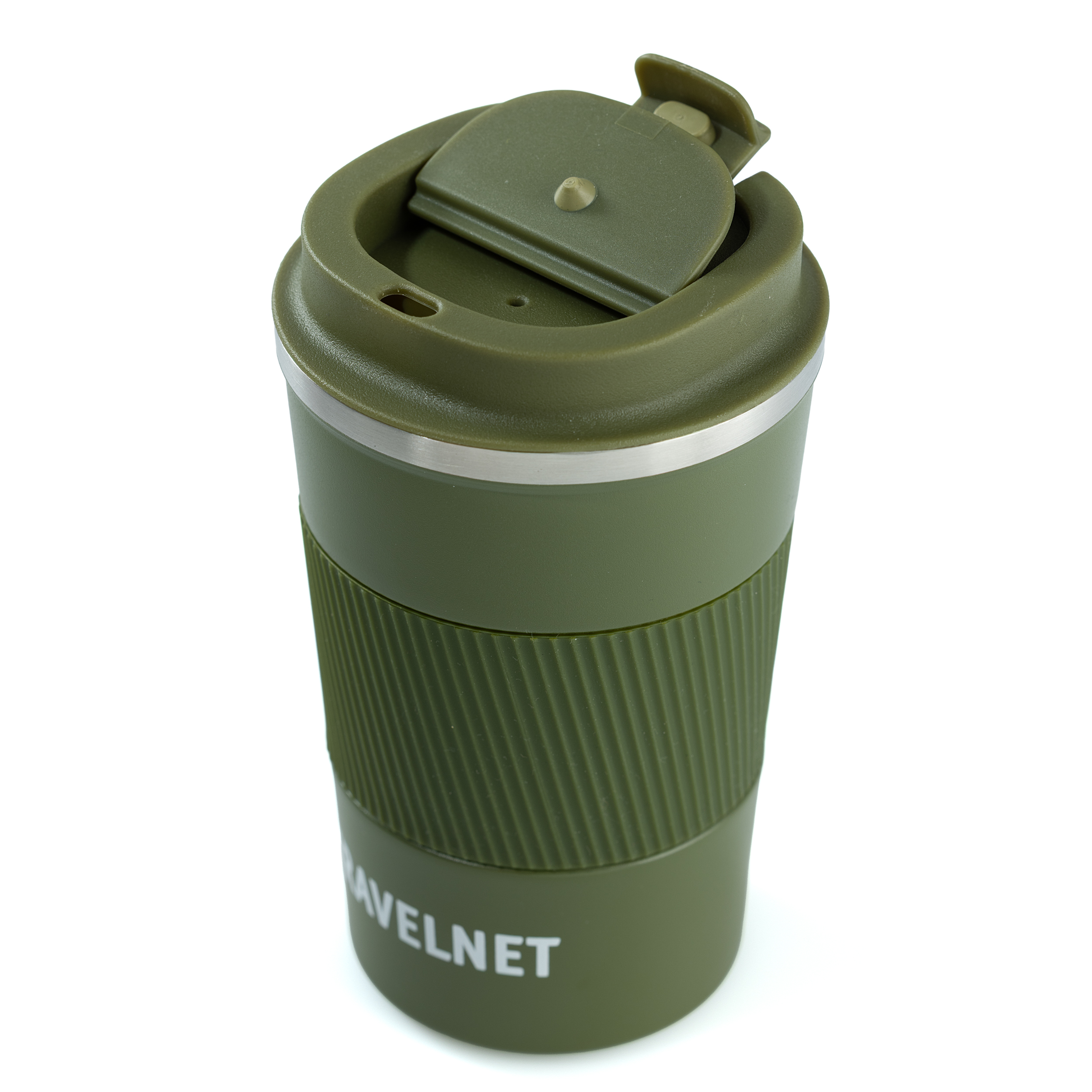 Travelnet thermosbeker – koffiebeker voor onderweg – reisbeker voor koffie en thee – 380 ml – roestvrij staal - Afbeelding 6