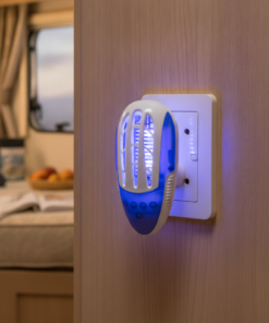 Vue alternative de Deconet  Elektrische insectenstekker set van 2 LED 3x 0,5Watt UV licht - Bereik 10 m²