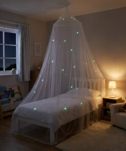 Breeze Sereno Stars Moskitonetz mit Glow-in-the-Dark Sternen