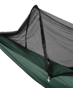 Alternatief beeld van Travelnet Hangmat met Pop-out klamboetent L240 x B140 - Groen- 1 persoons