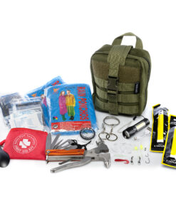 Travelnet Survival Base - Trousse de 30 pièces pour l'extérieur et les premiers soins