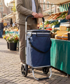 Alternatywny widok Travelnet Boodschappenwagen 40L, met koelvakje, inklapbaar,  aluminium frame