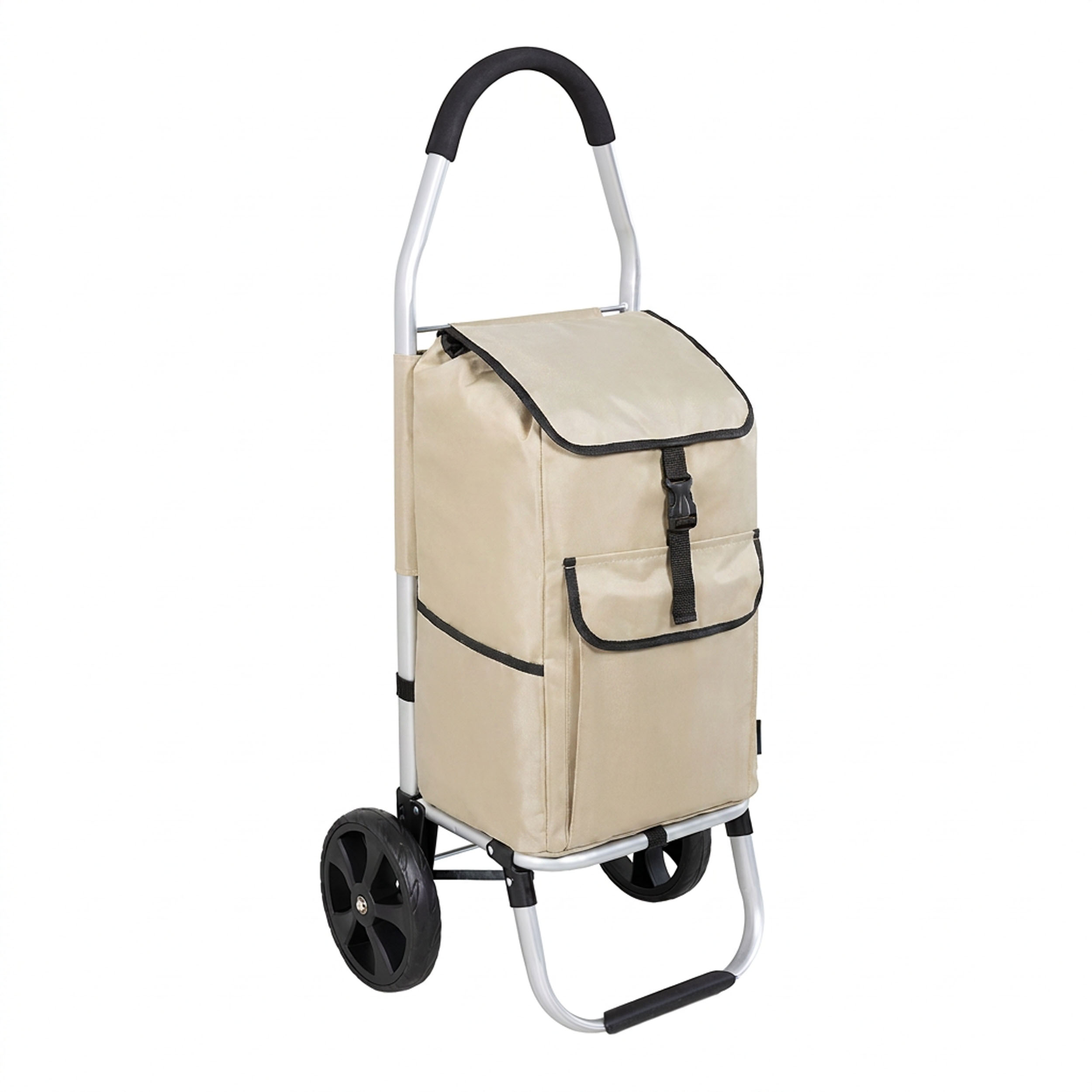 Travelnet Boodschappenwagen 40L, inklapbaar,  aluminium frame, met wielen