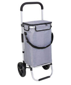 Travelnet boodschappentrolley met volledige koeltas. 40liter, inklapbaar, met wielen