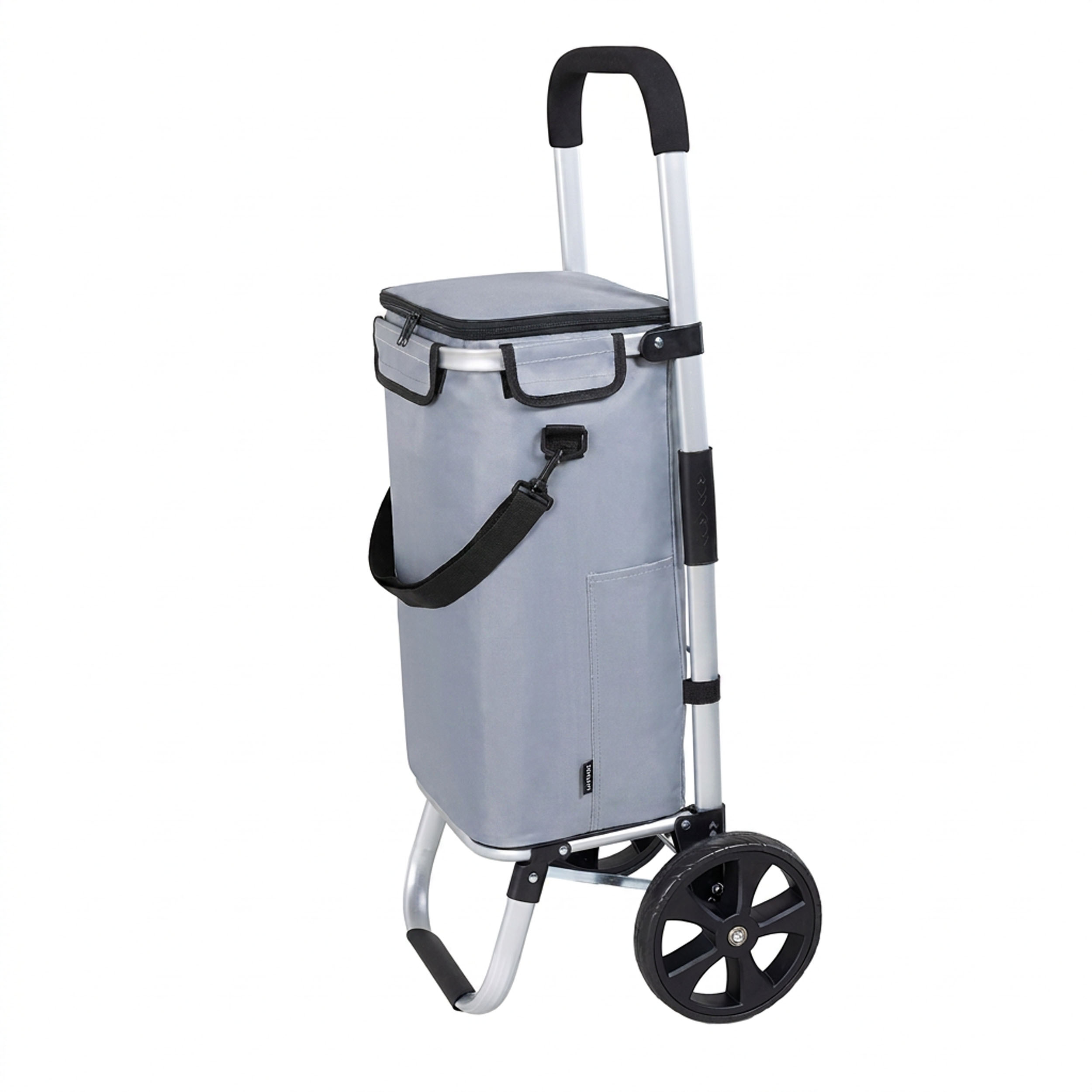 Travelnet Boodschappenwagen 40L, met koelvakje, inklapbaar, aluminium frame - obrazek 9