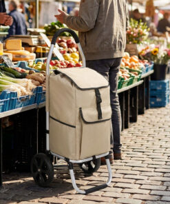 Alternatywny widok Travelnet Boodschappenwagen 40L, inklapbaar,  aluminium frame, met wielen