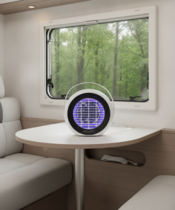 Vue alternative de Deconet  Elektrische insectenlamp met ventilator LED 1,5 Watt UV licht - Bereik 30 m² - Muggen- en vliegenlamp