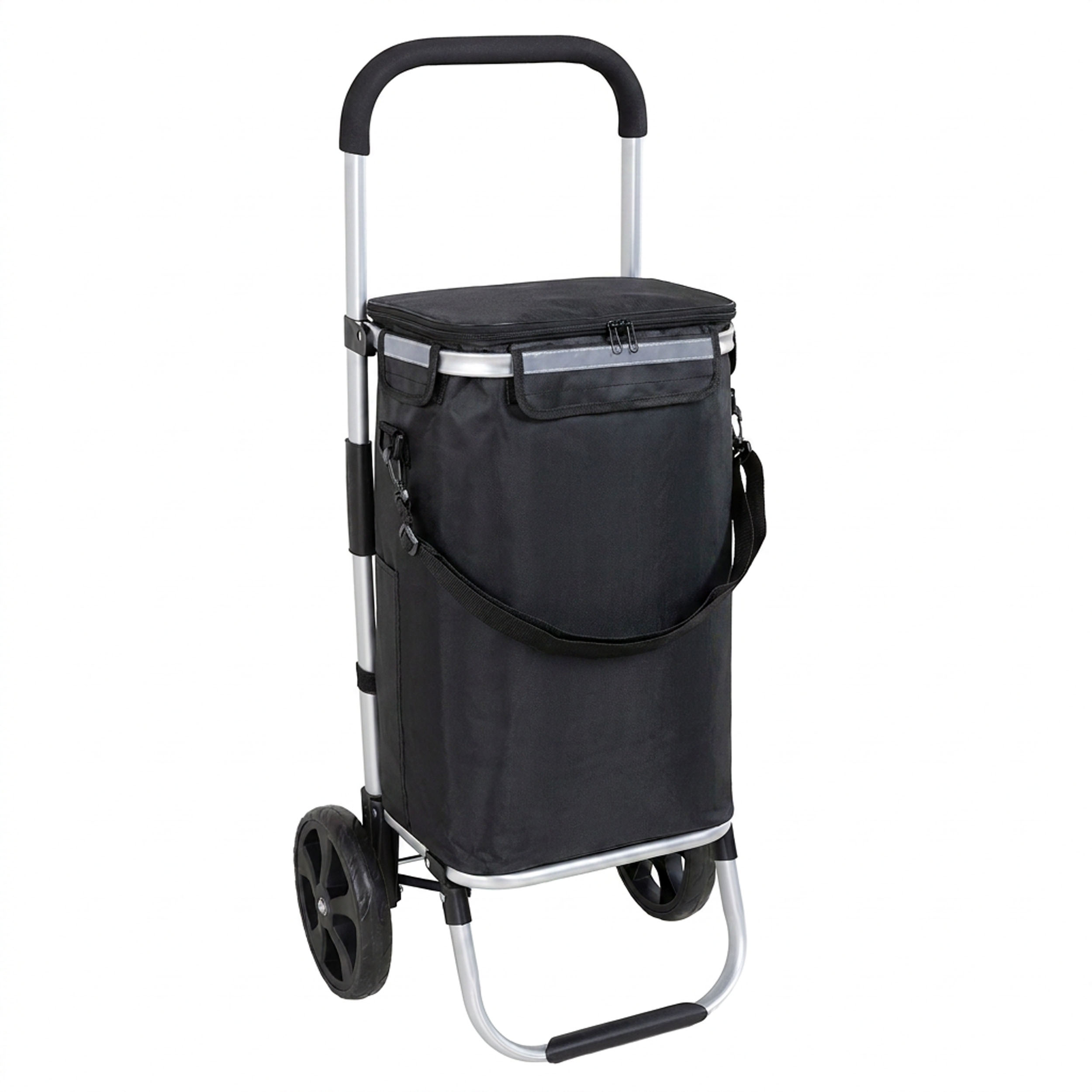 Travelnet Boodschappenwagen 40L, met koelvakje, inklapbaar,  aluminium frame