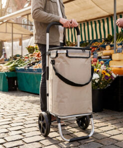Alternatywny widok Travelnet Boodschappenwagen 40L, met koelvakje, inklapbaar,  aluminium frame