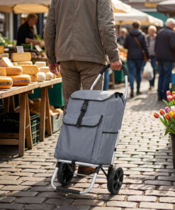 Alternatywny widok Travelnet Boodschappenwagen 40L, inklapbaar,  aluminium frame, met wielen
