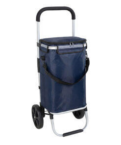 Travelnet Boodschappenwagen 40L, met koelvakje, inklapbaar, aluminium frame